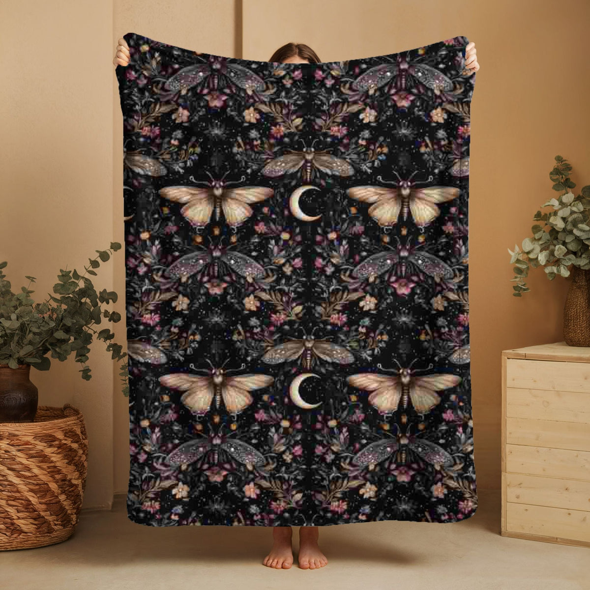 Fleece Blankets - Wild Star Hearts 