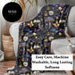 Gothic Fleece Blanket - Enchanted Mushrooms  - Luxury Twin / Double Velveteen Fleece Blanket