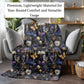 Gothic Fleece Blanket - Enchanted Mushrooms  - Luxury Twin / Double Velveteen Fleece Blanket