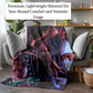 Horror Movie Blanket - The Fly Transformation - Luxury Twin / Double Velveteen Fleece Blanket