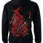 NEVER SLEEP AGAIN - Classic 80's Slasher Horror Movie Sweater Zipper Hoodie
