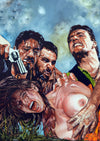 Rick Melton - Hidden in the Woods - Trash Horror Art Print
