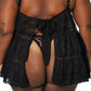 Forest Ink Gothic Clothing - Lenore Babydoll Gothic Lingerie Dress