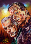 Rick Melton - Karloff - Horreur classique - Impression d'art