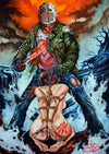 Rick Melton - Karl The Butcher - Erotic Horror - Art Print