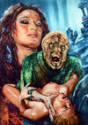 Rick Melton - Lady Frankenstein - Affiche d'art de film d'horreur