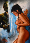 Rick Melton - Maniac Driver 2 - Erotic Horror Art Print