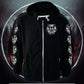 Darkside – MICKEY 666 – Herren-Pullover mit Kapuze und Reißverschluss – Schwarz 