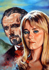 Rick Melton - Mike Raven & Yutte Stensgaard - Scream Queens Art Print