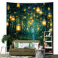 Gothic Tapestry - Moonlight Serenade - 8ft x 6ft Gothic Wall Art