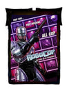 Horror Movie Blanket - Robocop Blanket - Luxury Twin / Double Fleece Blanket