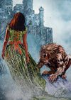 Rick Melton Original Artwork - Snow Wolf - High Quality Certified Authentic Original Artwork