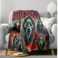 WSH – Scream Ghost Face – Tagesdecke/Überwurf/Fleece für Doppelbetten