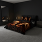 Autumn Bedroom Decor Skull Face Off- Duvet Cover Set UK Kingsize/US Queen