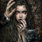 Enys Guerrero - The Visitor - Gothic Art Poster