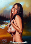 Rick Melton - Wet 14 - Estampe d'art érotique