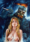 Rick Melton - Wrongful Death  - Erotic Horror - Art Print