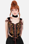 Restyle - Ignis Moth - Gothic Blouse Corset Top