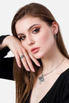 Restyle - Poison Ivy Ring - Silver Stacker Ring