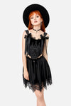 Restyle - Rituels Sacrés - Top Corset Blouse Gothique