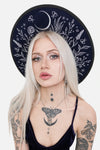 Restyle - Stellar Glow - Wide Brim Witchy Hat