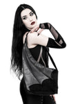Restyle - Winged Hobo - Embroidered Hobo Bag | Gothic Handbag