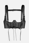 Restyle - Hemlock- Gothic Witchy Harness Lace-Up Belt