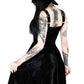 Back image of dress on model