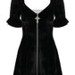 Restyle - Velvet Sweetheart Dress - Black Velvet Dress - Wild Star Hearts 