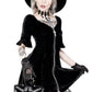 Restyle - Velvet Sweetheart Dress - Black Velvet Dress - Wild Star Hearts 