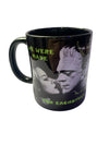WSH - Frankensteins Monster and Bride - Made For Eachother - 11oz Ceramic Mug Green Font