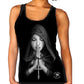 Image of Front of Goth Top on Model