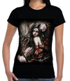 WSH - Kiyohime - Womens Capsleeve T-Shirt by Enys Guerrero - Wild Star Hearts 